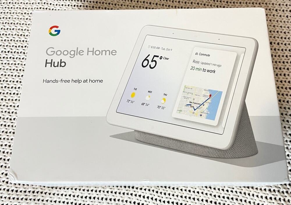 Google Home Hub With Built In Google Assistant Model H1A / Crack Screen Works/